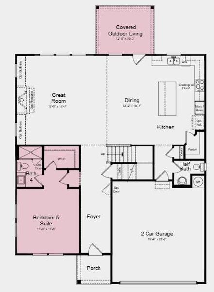 2D floor plan layout of this home in Stratford Hills, Ball Ground, GA (Image 2). 2D floor plan layout of this home in Stratford Hills, Ball Ground, GA (Image 2).