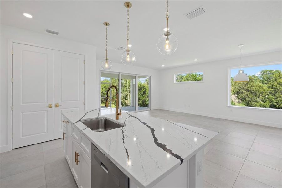 Furnished interior view inside a new home in , Punta Gorda (Image 8).
