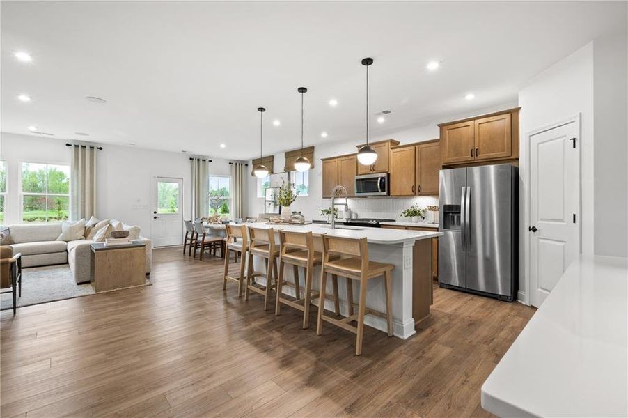Furnished interior view inside a new home in Berkeley Mill, Cumming (Image 9). Furnished interior view inside a new home in Berkeley Mill, Cumming (Image 9).