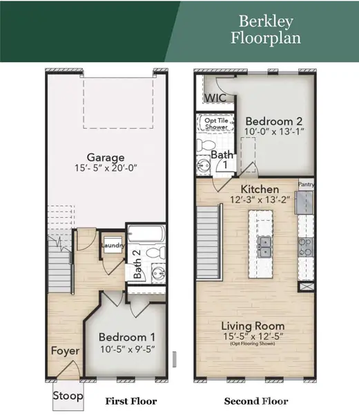Berkley Floorplan-The Greens at Ayrsley