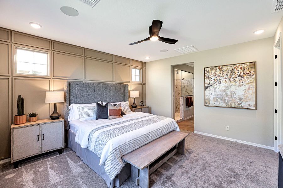 Representative furnished interior of a home built from the Sepia by Mattamy Homes in Empire Pointe, Queen Creek (Image 28).