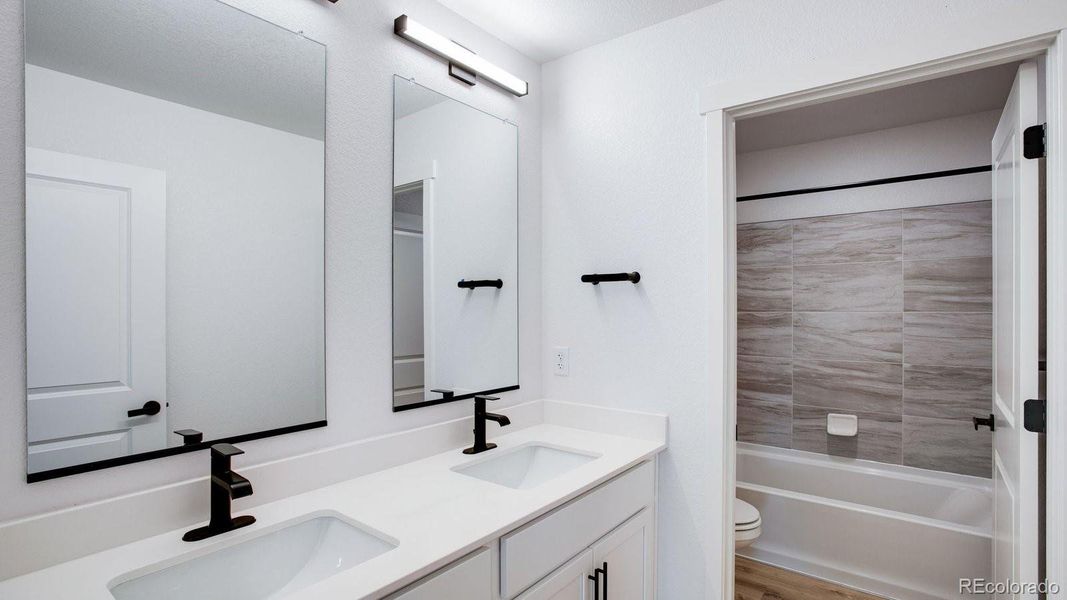 Furnished interior view inside a new home in Hansen Farm, Fort Collins (Image 5).