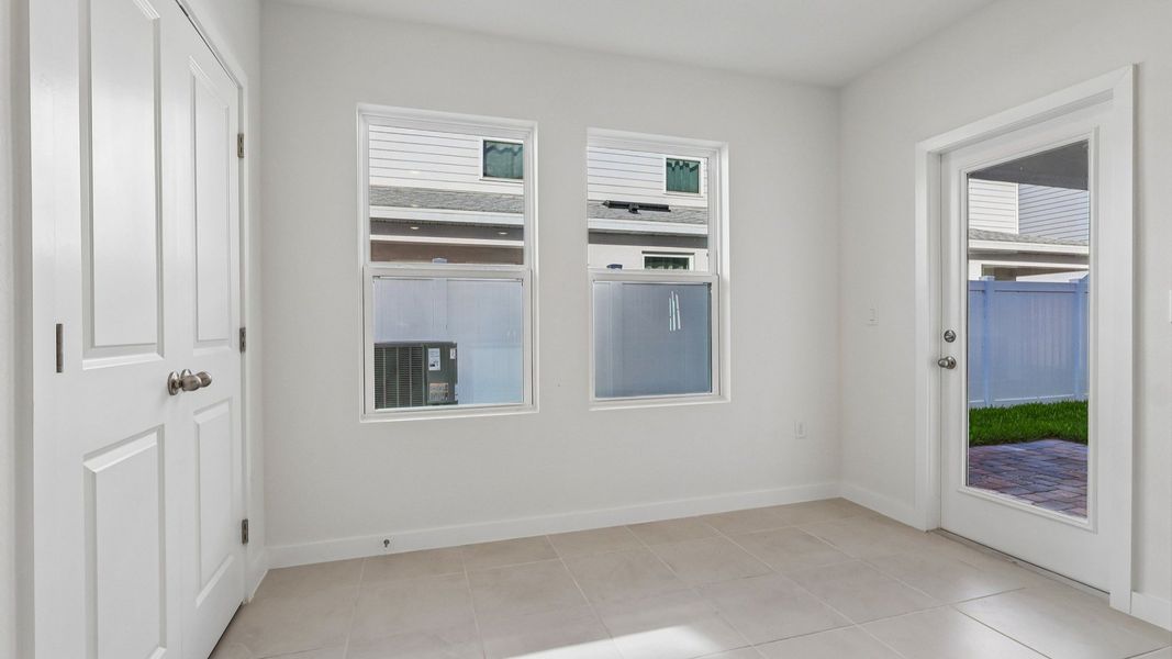 Furnished interior view inside a new home in Cyrene at Harmony, St. Cloud (Image 10).