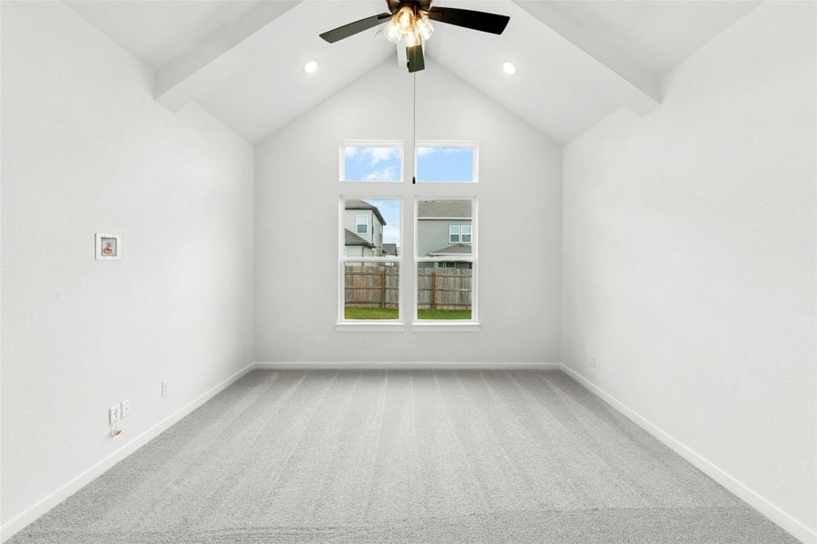 Spacious, unfurnished interior of a new home in University Heights, Round Rock (Image 23). Spacious, unfurnished interior of a new home in University Heights, Round Rock (Image 23).