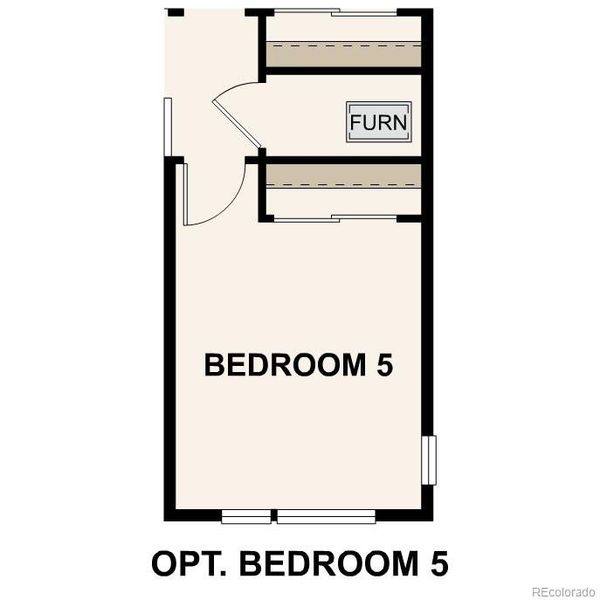 2D floor plan layout of this home in Legacy at Kime Ranch, Parker, CO (Image 5).