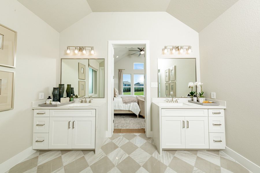 Furnished interior view inside a new home in ARTAVIA, Conroe (Image 12).