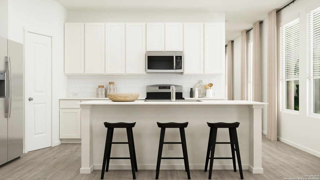 Furnished interior view inside a new home in Morgan Meadows, San Antonio (Image 24).
