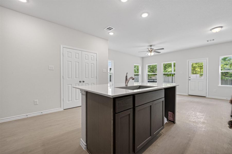 Furnished interior view inside a new home in , Houston (Image 6).