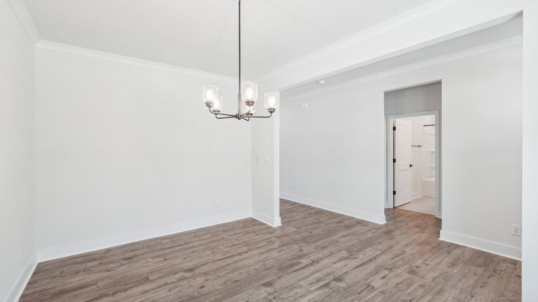 Representative unfurnished interior of a home built from the Sycamore by D.R. Horton in Westport, York (Image 16).