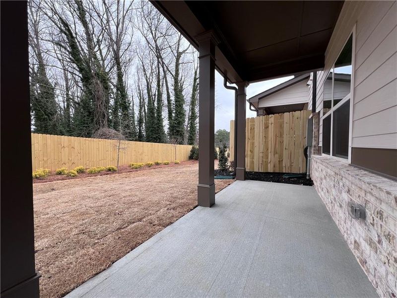 Exterior details and patio area of a home in , Norcross (Image 20).