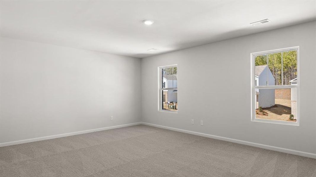 Spacious, unfurnished interior of a new home in Oaks at Cedar Grove, Fairburn (Image 23).