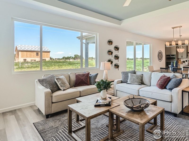 Furnished interior view inside a new home in Hidden Creek, Frederick (Image 23).
