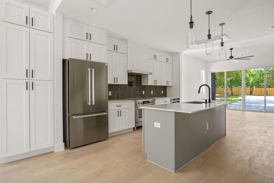 Furnished interior view inside a new home in , Austin (Image 16).