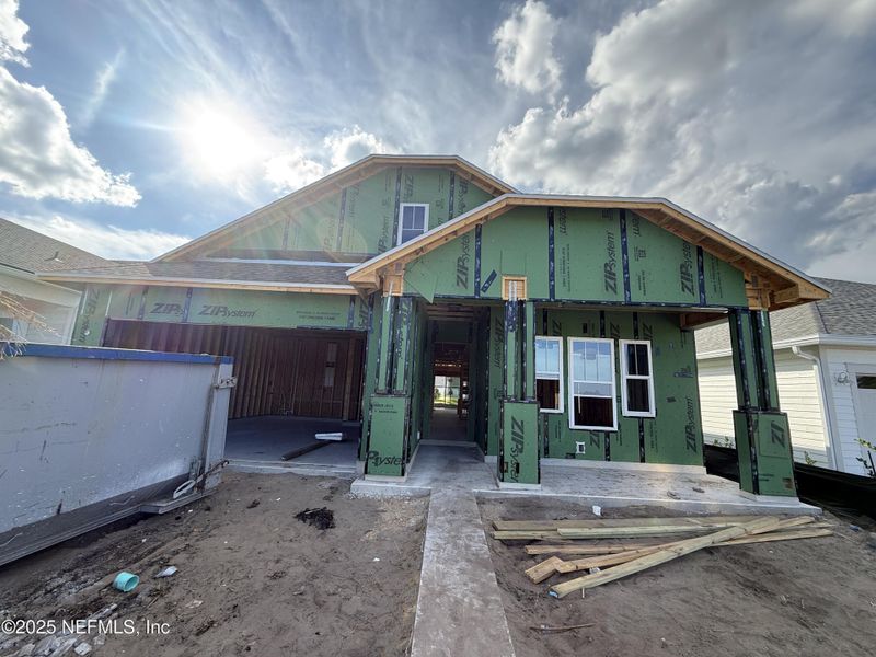 In-progress construction of a new home in , St. Augustine, FL (Image 13). In-progress construction of a new home in , St. Augustine, FL (Image 13).