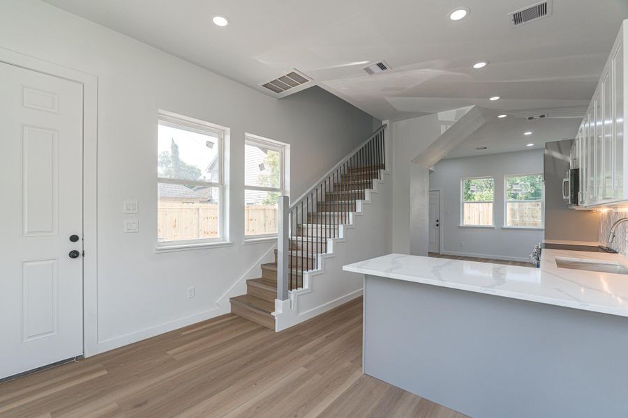 Furnished interior view inside a new home in , Houston (Image 10). Furnished interior view inside a new home in , Houston (Image 10).