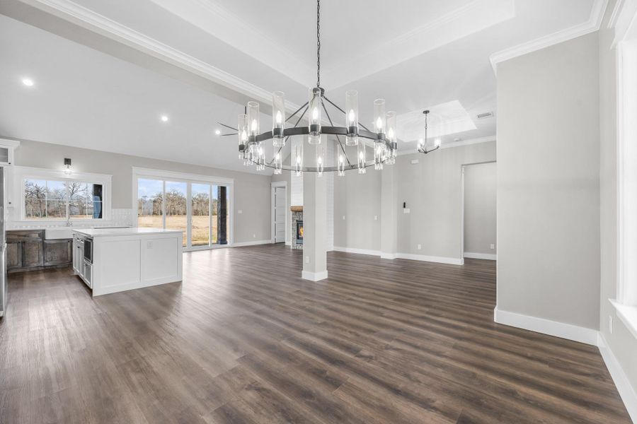 Spacious, unfurnished interior of a new home in , New Waverly (Image 44). Spacious, unfurnished interior of a new home in , New Waverly (Image 44).