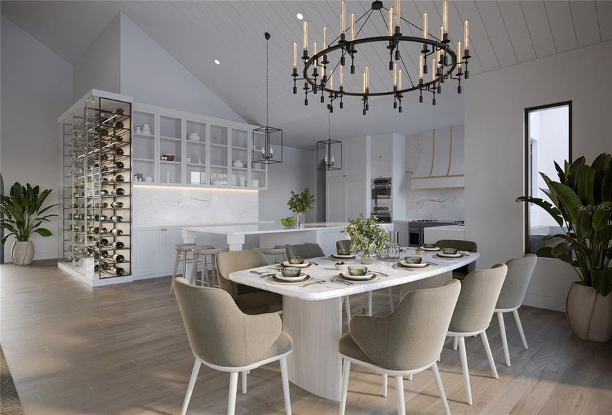 Furnished interior view inside a new home in , Sarasota (Image 6).