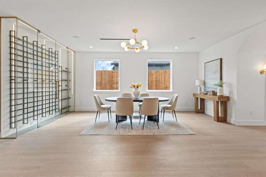 Furnished interior view inside a new home in , Dallas (Image 9).