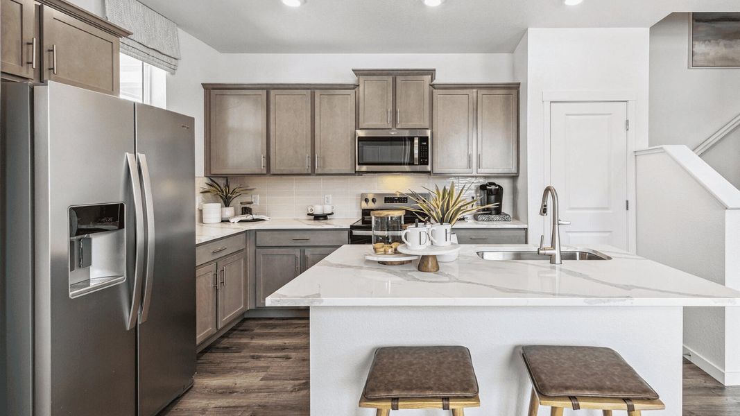 Furnished interior view inside a new home in Arcadia, Denver (Image 3).