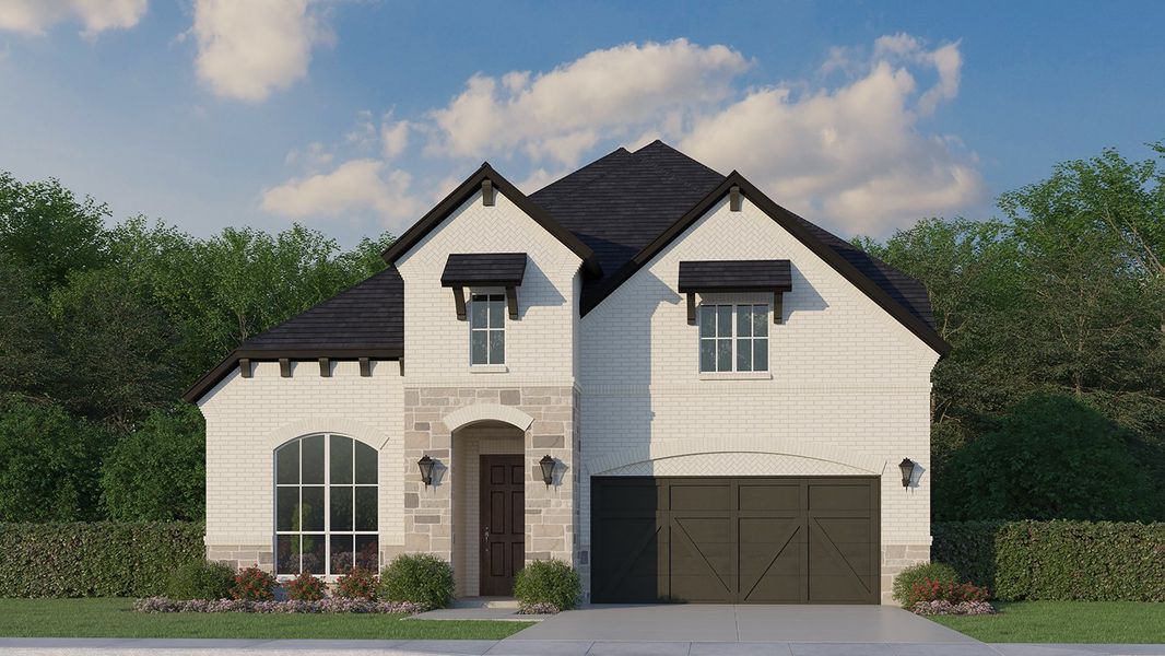 Plan 116 Elevation D w/ Stone Plan 116 Elevation D w/ Stone