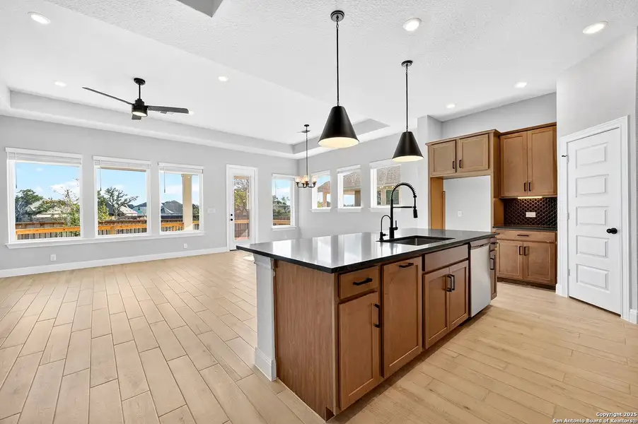 Furnished interior view inside a new home in Davis Ranch 60', San Antonio (Image 9).