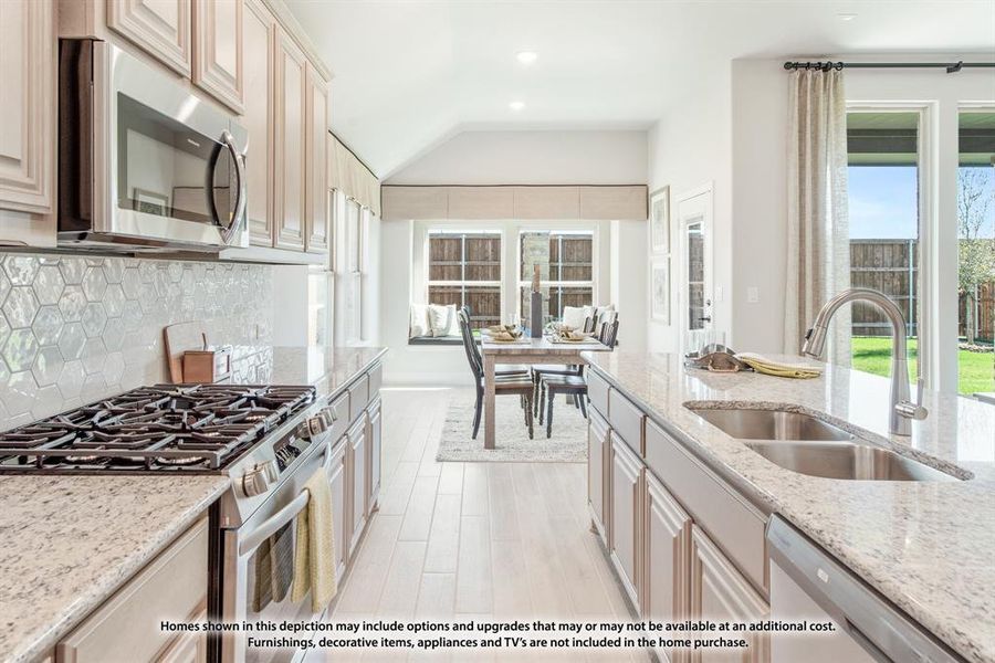 Furnished interior view inside a new home in Hunters Ridge, Crowley (Image 24).