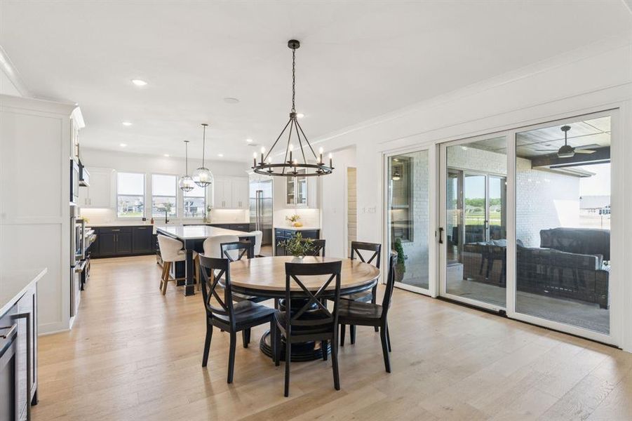 Furnished interior view inside a new home in The Resort on Eagle Mt. Lake, Fort Worth (Image 3). Furnished interior view inside a new home in The Resort on Eagle Mt. Lake, Fort Worth (Image 3).