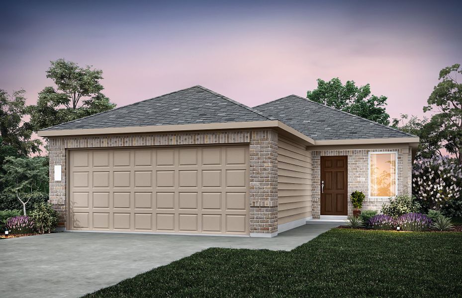 Representative exterior photo of a completed home built from the Kemp by Centex in Ashford Crossing, Princeton, TX (Image 17). Representative exterior photo of a completed home built from the Kemp by Centex in Ashford Crossing, Princeton, TX (Image 17).