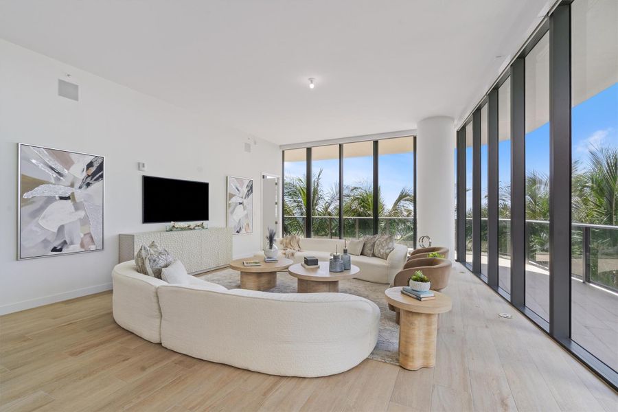 Furnished interior view inside a new home in Casamar, Pompano Beach (Image 8).