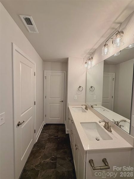 Furnished interior view inside a new home in Crystal Village, Albemarle (Image 20).