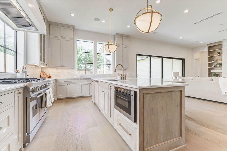 Furnished interior view inside a new home in , Houston (Image 16). Furnished interior view inside a new home in , Houston (Image 16).