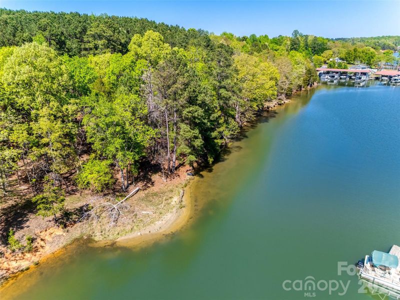 357 ft of water frontage with deep water. Seller has already obtained a dock permit. 357 ft of water frontage with deep water. Seller has already obtained a dock permit.