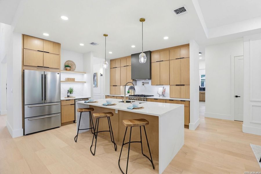 Furnished interior view inside a new home in , Boerne (Image 32).