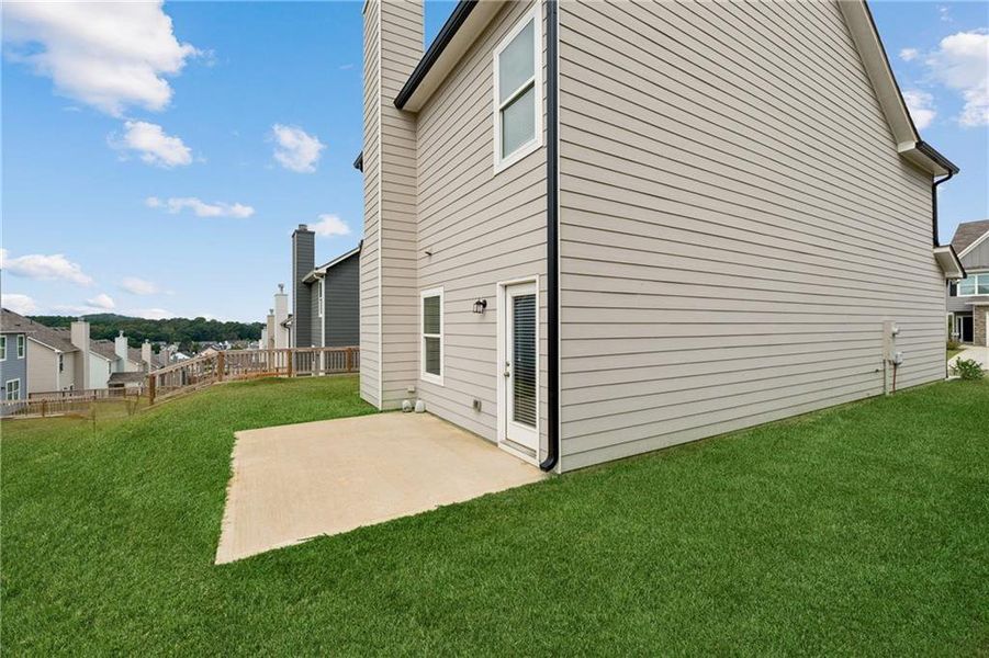 Exterior details and patio area of a home in , Cartersville (Image 4).