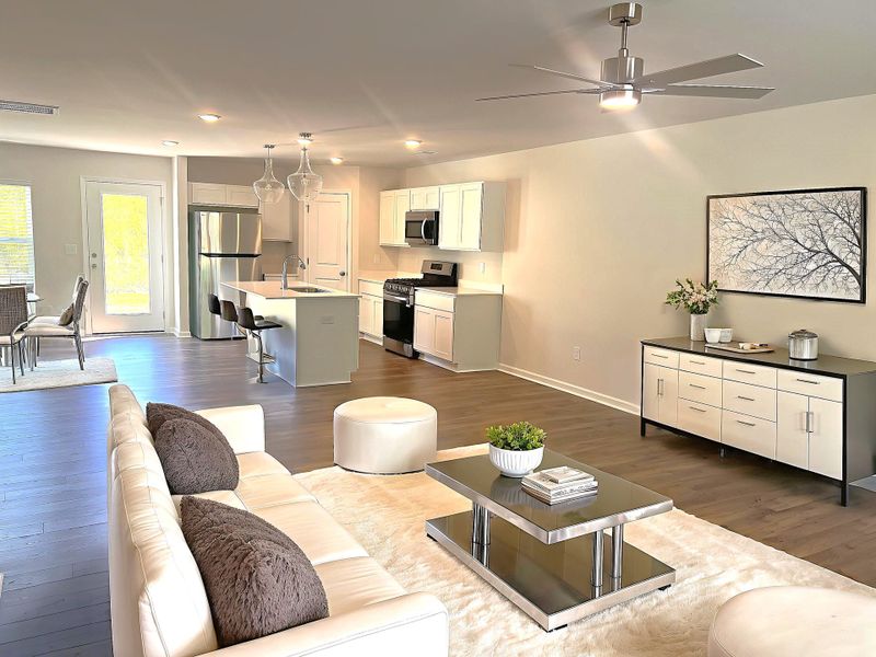 Furnished interior view inside a new home in Meece, Easley (Image 4).