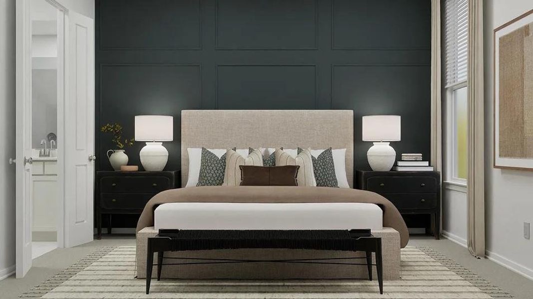 Furnished interior view inside a new home in Cotton Brook, Hutto (Image 16).