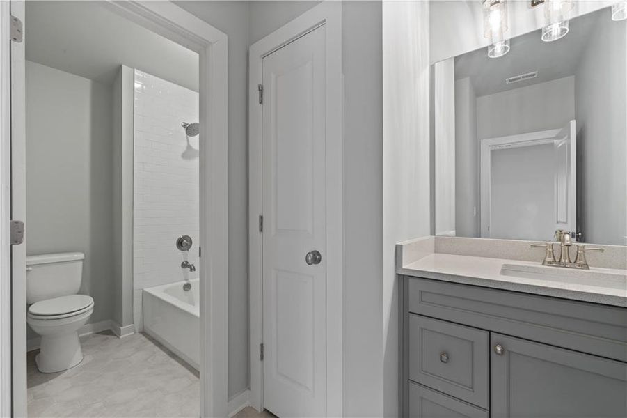 Furnished interior view inside a new home in , Milton (Image 10). Furnished interior view inside a new home in , Milton (Image 10).