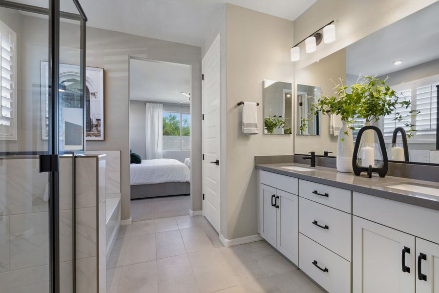 Representative furnished interior of a home built from the Shiloh by Beazer Homes in Highpointe at Northpointe, Peoria (Image 38).