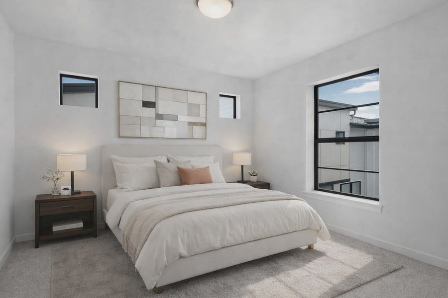Furnished interior view inside a new home in The Hub at Virginia Village, Denver (Image 7).