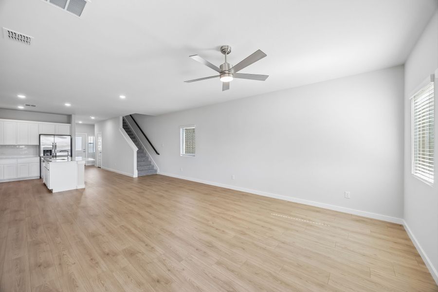 Open First Floor in the Mesquite home plan by Trophy Signature Homes – REPRESENTATIVE PHOTO