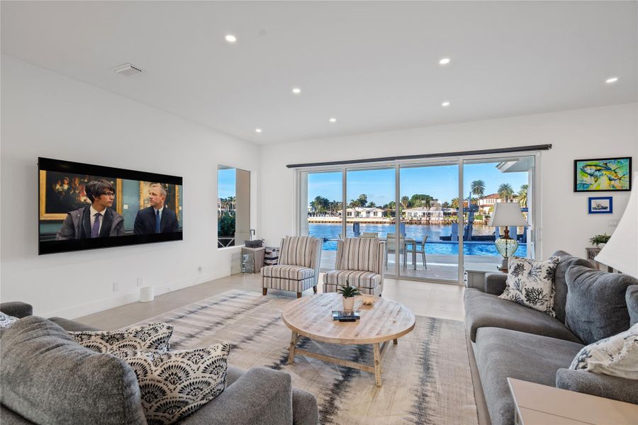 Furnished interior view inside a new home in , Pompano Beach (Image 21).