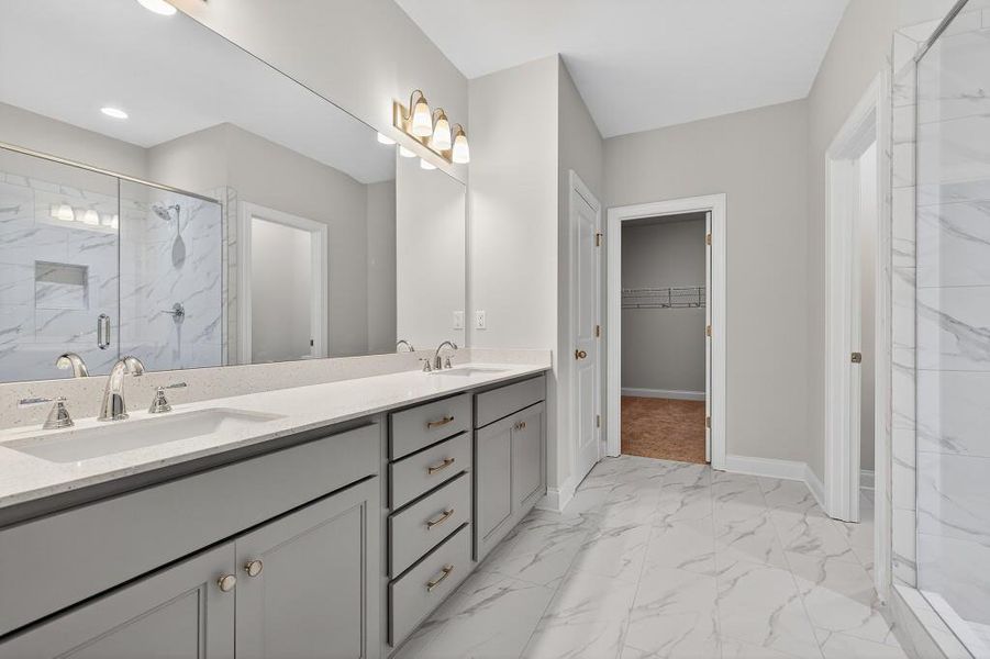 Furnished interior view inside a new home in Hemingway, Flowery Branch (Image 7).