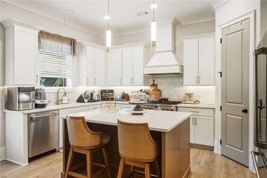 Furnished interior view inside a new home in , Marietta (Image 32).
