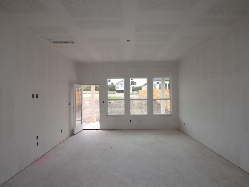 In-progress construction of a new home in Heritage, Dripping Springs, TX (Image 4).