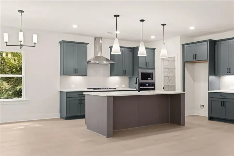 Furnished interior view inside a new home in , Flowery Branch (Image 7).