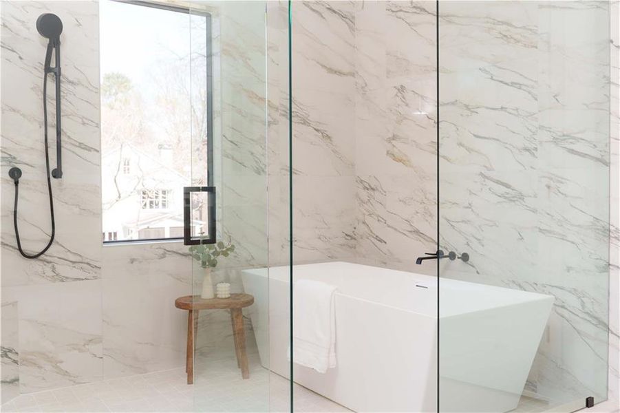 Furnished interior view inside a new home in , Atlanta (Image 40).