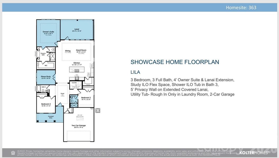 2D floor plan layout of this home in Cresswind Wesley Chapel, Monroe, NC (Image 4). 2D floor plan layout of this home in Cresswind Wesley Chapel, Monroe, NC (Image 4).