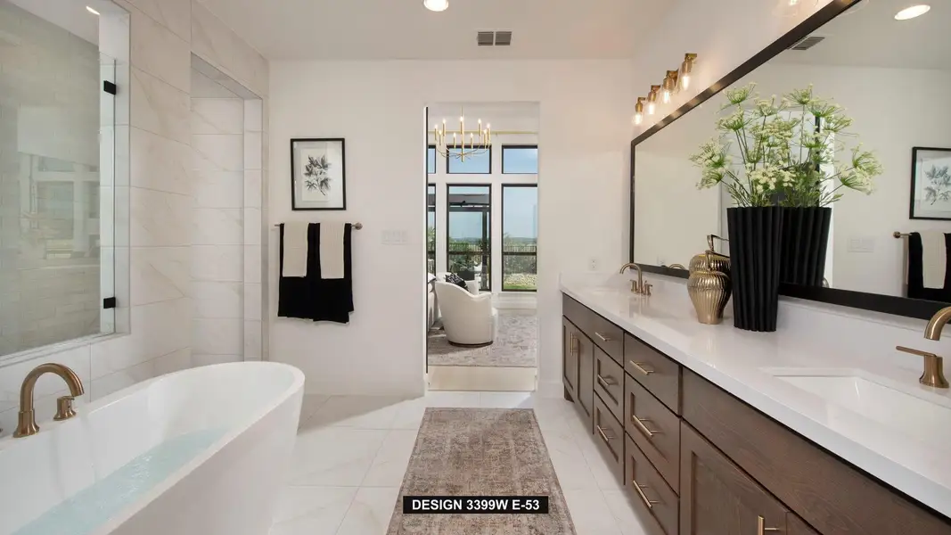 Furnished interior view inside a new home in Austin Point, Richmond (Image 4).
