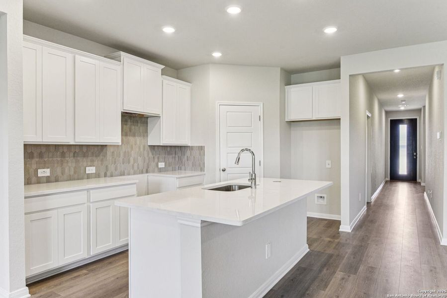 Furnished interior view inside a new home in Remington Ranch, San Antonio (Image 9).