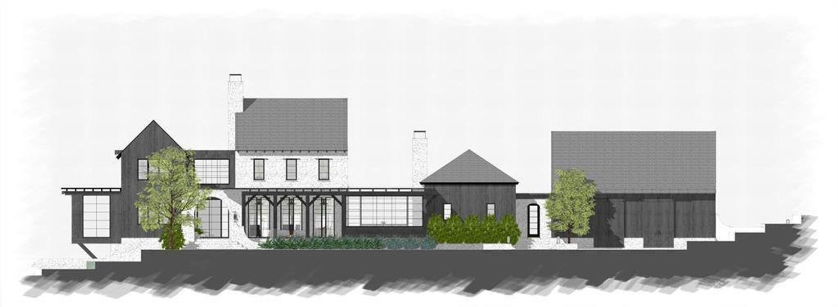 Exterior rendering of this home design in , Ball Ground, GA (Image 17). Exterior rendering of this home design in , Ball Ground, GA (Image 17).